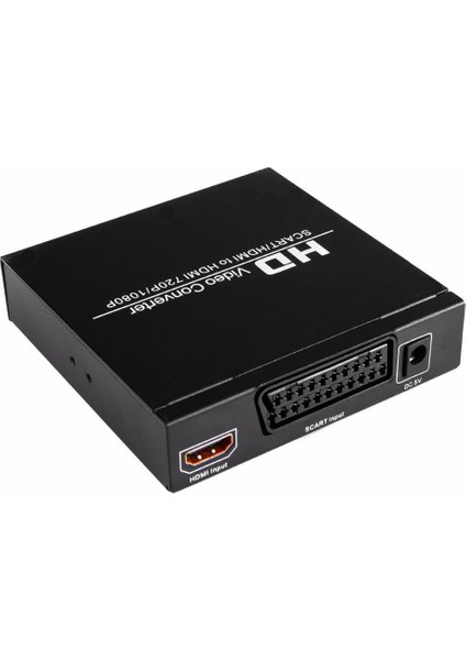 Scart HDMI HDMI Dönüştürücü Tam Hd 1080 P Dijital Yüksek Çözünürlüklü Video Konverter Ab / Abd Güç Fiş Adaptörü Hdtv Hd | HDMI Kabloları