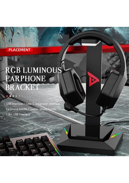 1 Adet Kulaklık Standı Kulak Kulaklık Masa Braketi Kulaklık Tutucu Ekran Raf USB Destek Gamer Oyun Pc Aksesuarları | Kulaklık Aksesuarları fiyatları