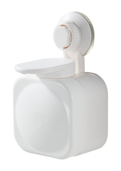 350 ml Sıvı Sabunluk Sabunluk Manuel Basın Sıvı Sabun Dağıtıcı Mutfak Banyo Hiçbir Trace Duvara Montaj Sabunluk | Sıvı Sabun Dağıtıcıları (Beyaz)