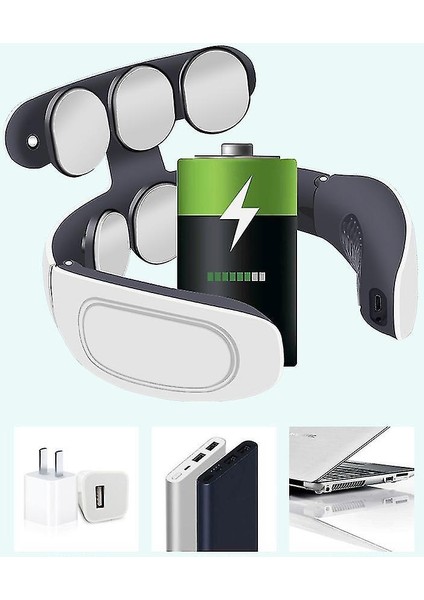 Boyun Masajı, Akıllı Taşınabilir Akülü Boyun Masajı ile Isı (Beyaz) fırsatları