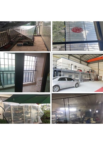 3x4 M Şeffaf Branda Filmi Veranda Açık Balkon Bahçe Bitkileri Su Geçirmez Yağmur Geçirmez Barınak Kapak | Gölge Yelkenleri ve ağlar(Yurt Dışından) fiyatları