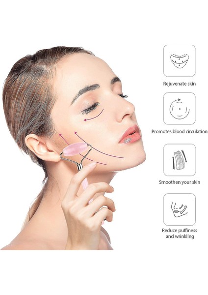 Yeşim Roller Gua Sha, Yüz Rulo, Yüz Güzellik Rulo Cilt Bakım Araçları fırsatları