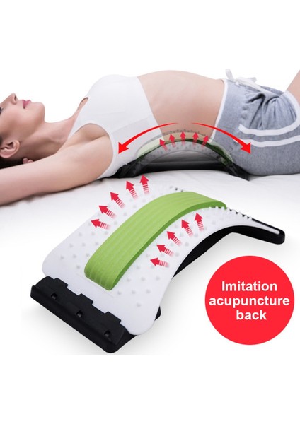 Sırt Masajı Sedye Ekipmanları Spor Bel Desteği Gevşeme Ağrı Kiropraktik Geri Sedye Rahatlatmak | Entegre Fitness Ekipmanları
