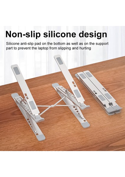 Ayarlanabilir Laptop Standı Alüminyum Macbook Için Katlanabilir Bilgisayar Pc Tablet Destek Dizüstü Standı Masa Soğutma Pedi Dizüstü Bilgisayar Tutucu | Dizüstü Standı(Yurt Dışından) modelleri