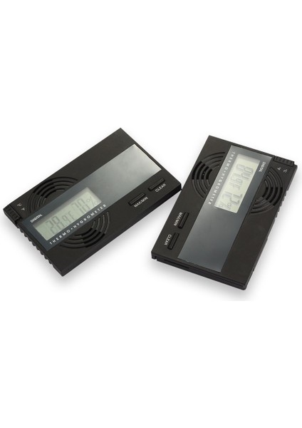 1 Adet Elektronik Puro Higrometre Neme Ev Iç Mekan Sıcaklık Nem Ölçer Dijital Puro Humidor Higrometre | Puro Aksesuarları