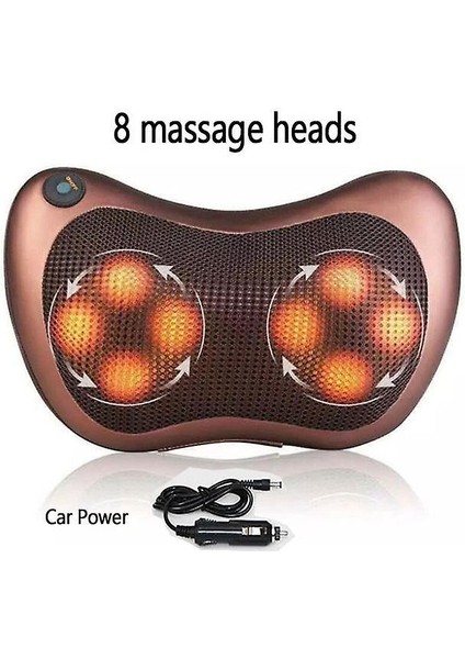 Elektrik Servikal Omurga Masaj Yastık Çok Fonksiyonlu Kızılötesi Bel Arka Ayak Vücut ve Boyun Relax Car Home Shiatsu Masaj (Tip 1)