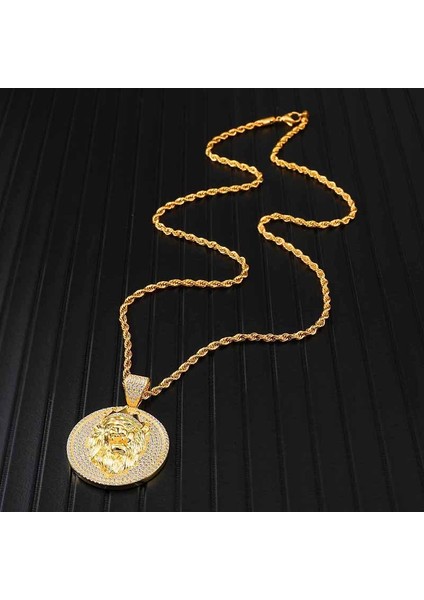 Kolye Rhinestone Halat Zinciri Kolye ve erkekler Için Kolyeler Kalça Takı | Kolye Kolyeler