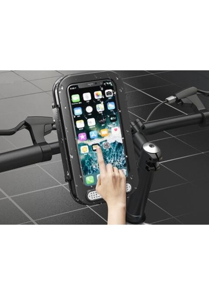 Su Geçirmez Bisiklet Cep Telefonu Tutucu Motosiklet Gidon Çanta Kılıf Için iPhone Bisiklet Telefon Dağı Samsung S9 S8 | Telefon Sahipleri ve duruş fırsatları