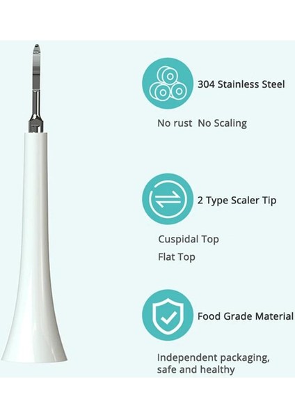 Reklam Ultrasonik Ölçekleyici Ipuçları Elpiece Xiaomi Soocas Elektrikli Diş Fırçası Kaldır Calculus Plaque Diş Lekesi | Elektrikli Diş Fırçaları