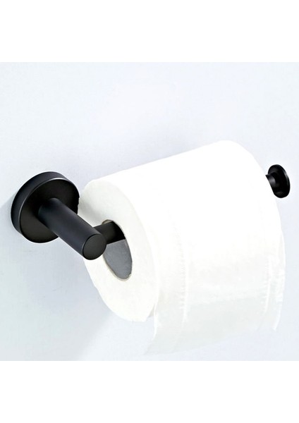 Siyah Banyo Aksesuarları Seti Tuvalet Fırçası Tutucu Wc Rulo Kağıt Havlu Raf Demiryolu Matt Cam Sabun Çanak Duvar Kanca Saç Kurutma Makinesi Raf | Banyo Donanım Setleri