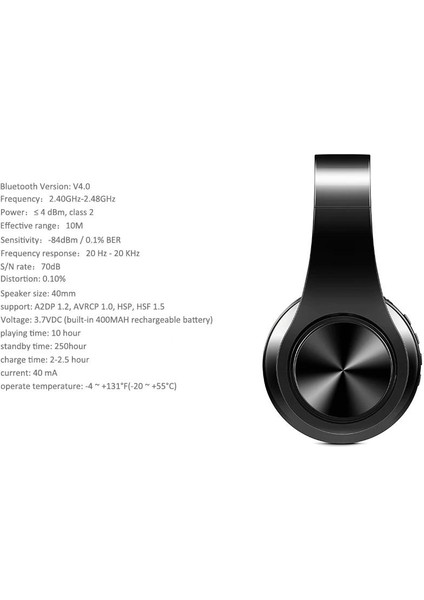 Catassu Kulaklık Bluetooth Kulaklıklar Üzerinde Kulak Stereo Kablosuz Kulaklık Yumuşak Deri Kulaklıklar Mıc'de Dahili Makaralar Pc / Cep Telefonları / Tv | Bluetooth Kulaklık ve kulaklıklar fiyatları