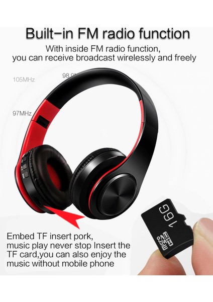 Catassu Kulaklık Bluetooth Kulaklıklar Üzerinde Kulak Stereo Kablosuz Kulaklık Yumuşak Deri Kulaklıklar Mıc'de Dahili Makaralar Pc / Cep Telefonları / Tv | Bluetooth Kulaklık ve kulaklıklar modelleri