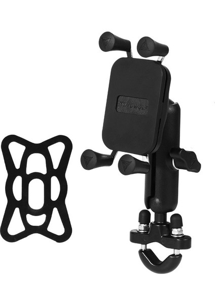 Evrensel Motosiklet Cep Telefonu Tutucu Şarj Alüminyum Bisiklet Telefon Standı Gps Montaj Braketi Desteği 4 6.5 Inç iPhone Smartphone | Telefon Sahipleri ve duruş