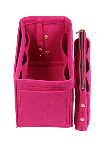 Çanta Çanta Çanta Çanta Prim Keçe (El Yapımı) W / Ayrılabilir Zip Cebi | Kozmetik Çanta ve davalar fiyatları