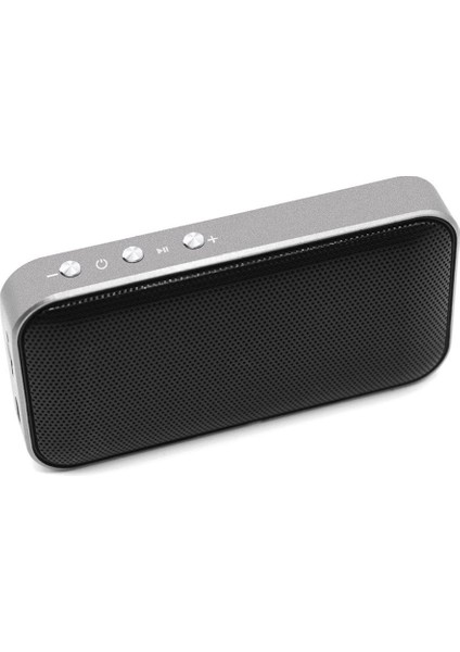 Taşınabilir Açık Hoparlör Kablosuz Bluetooth Hoparlör Ultra Ince Subwoofer Stereo Oynatıcı Küçük Çelik Topu Mikrofon Dahili | Taşınabilir Hoparlörler (Siyah)