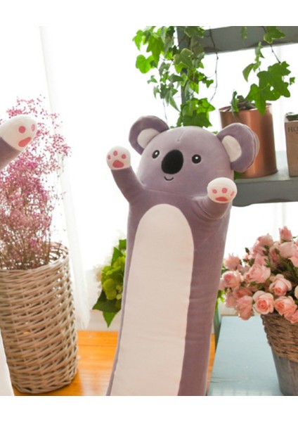 1 Adet 70 cm Sevimli Peluş Oyuncaklar Kawaii Dolması Yumuşak Uzun Yastık Bebekler Bebek Kız Uyku Yastık Doğum Günü Hediyesi Için | Doldurulmuş ve peluş Hayvanlar (Koala)