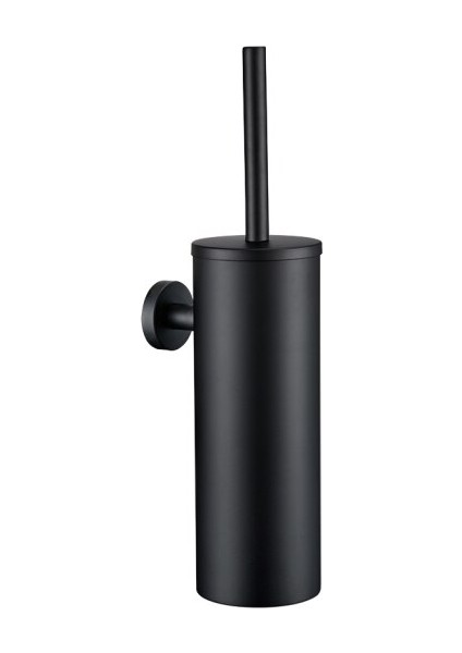 Siyah Paslanmaz Çelik Duvara Monte Banyo Aksesuarları Tuvalet Fırçası | Tuvalet Fırçası Tutucular