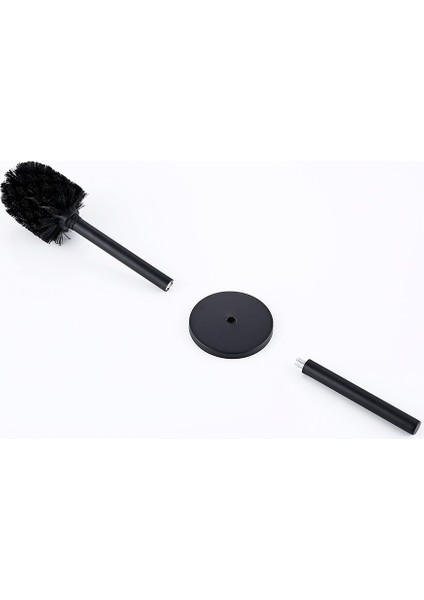 Siyah Paslanmaz Çelik Duvara Monte Banyo Aksesuarları Tuvalet Fırçası | Tuvalet Fırçası Tutucular fırsatları