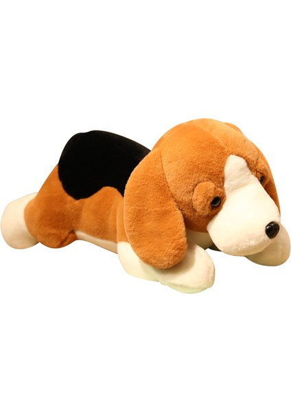 60 cm Kawaii Dolması Köpek Peluş Oyuncak Yalan Beagle Yavru Köpek Giysi ile Yumuşak Yastıklar Sevimli Hayvanlar Bebek Bebek Kız Doğum Günü Hediyesi | Doldurulmuş peluş Hayvanlar