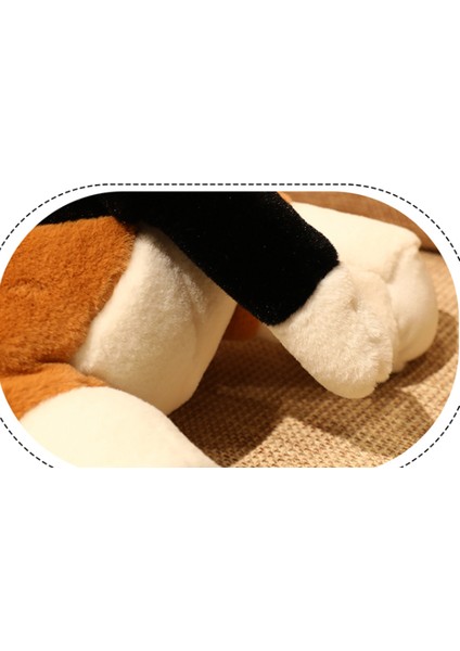 60 cm Kawaii Dolması Köpek Peluş Oyuncak Yalan Beagle Yavru Köpek Giysi ile Yumuşak Yastıklar Sevimli Hayvanlar Bebek Bebek Kız Doğum Günü Hediyesi | Doldurulmuş peluş Hayvanlar modelleri
