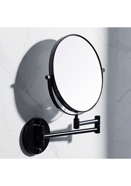 Banyo Siyah Ayna Duvara Monte Makyaj Aynası Banyo Güzellik Ayna Katlanır Büyüteç Duvara Monte Aynalar | Banyo Aynaları fırsatları