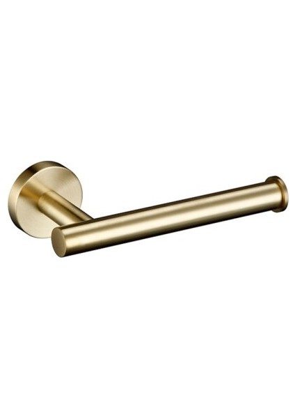 Yüksek Kalite 100% Pirinç Pas Koruma Tek Meslek Tuvalet Kağıdı Tutucu Duvara Montaj Banyo Lavabo Altın Doku Roller | Kağıt Tutucular