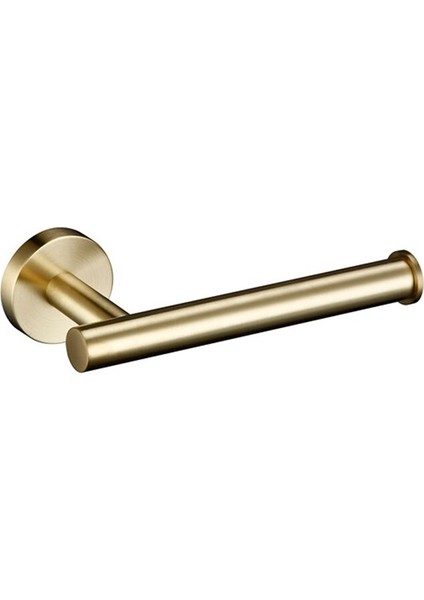Yüksek Kalite 100% Pirinç Pas Koruma Tek Meslek Tuvalet Kağıdı Tutucu Duvara Montaj Banyo Lavabo Altın Doku Roller | Kağıt Tutucular