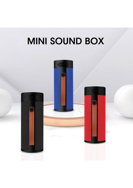 Açık Kablosuz Bluetooth 5.0 Subwoofer Hoparlör Müzik Hoparlör Taşınabilir Çok Fonksiyonlu Stereo Ses Hoparlör Mini Ses Kutusu | (Mavi)