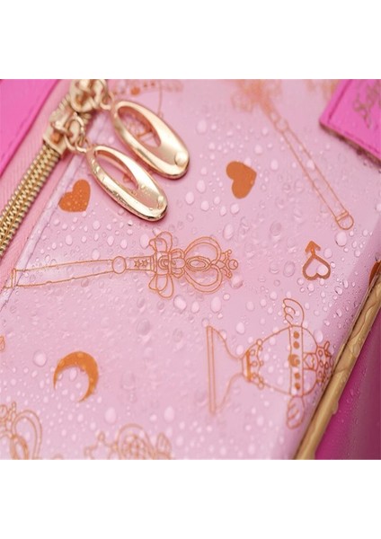 Bayanlar Kozmetik Çantası Pu Deri Taşınabilir Saklama Çantası Organizatör Büyük Kapasiteli Çanta Mücevher Kutusu Sailor Moon | Kozmetik Çanta ve davalar fiyatları