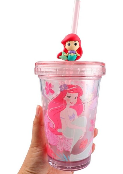 Çocuklar Disney Prenses Elsa Mermaid Sippy Kupası Kızlar Için Sevimli Karikatür Pixar Mcqueen Mickey Mouse Yetişkin Sippy Kupası 3D Kupası(Yurt Dışından)