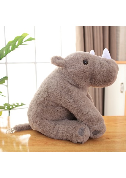 40 cm Yumuşak Rhinoceros Peluş Oyuncaklar Gergedan Oyuncaklar Dolması Bebekler Bebek Yastık Bebek Desteği Yumuşak Hayvanlar Peluş Oyuncaklar Çocuklar Hediye | Doldurulmuş ve peluş Hayvanlar