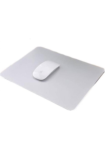Oyun Mouse Pad Alüminyum Mouse Pad Dizüstü Bilgisayarlar Mouse Pad (240X200MM) (Gümüş)(Yurt Dışından)