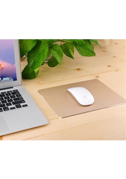 Oyun Mouse Pad Alüminyum Mouse Pad Dizüstü Bilgisayarlar Mouse Pad (240X200MM) (Gümüş)(Yurt Dışından) modelleri