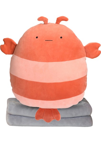 Yastık Battaniye Yastık Çok Fonksiyonlu Battaniyeler Karikatür Hayvan Peluş Oyuncaklar Yumuşak Bebek Companion Peluş Oyuncaklar Çocuk Hediyeler | Doldurulmuş ve peluş Hayvanlar (Istakoz)
