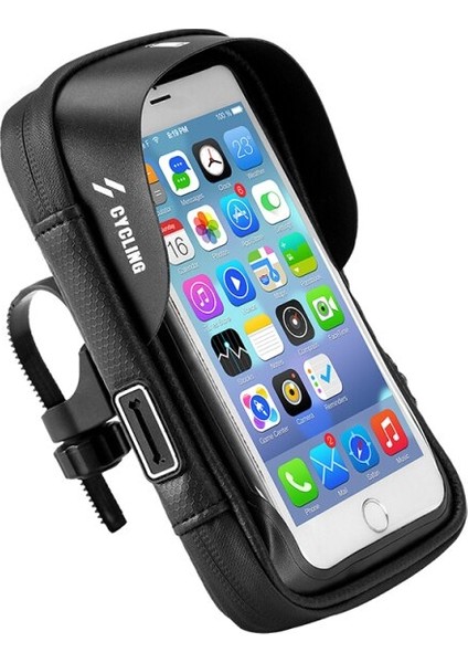 Su Geçirmez Bisiklet Telefon Tutucu Çanta Kılıf Dokunmatik Ekran Mtb Bisiklet Motosiklet Tutucu Standı Kılıfı 5.8 6.0 Inç Smartphone Çanta | Telefon Tutucular duruş