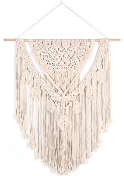 115 * 100 cm Makrome Goblen Duvar Asılı Bohemian Chic El Sanatları Dokuma Goblen Modern Boho Oturma Odası Yatak Odası Duvar Dekorasyon | Dekoratif Gobiyeller