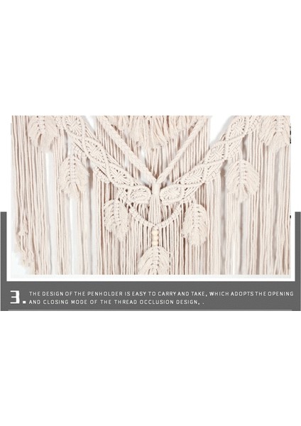 115 * 100 cm Makrome Goblen Duvar Asılı Bohemian Chic El Sanatları Dokuma Goblen Modern Boho Oturma Odası Yatak Odası Duvar Dekorasyon | Dekoratif Gobiyeller