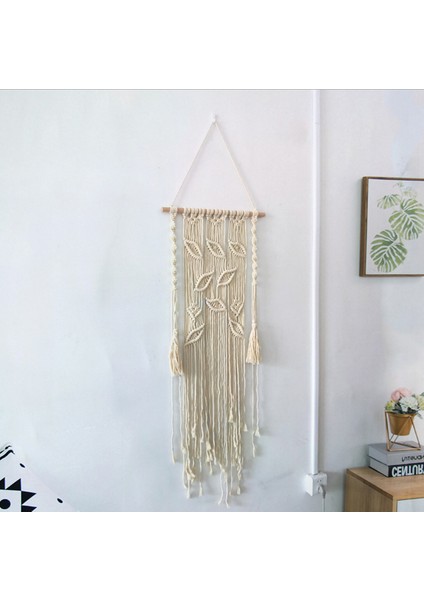 Goblenler Kolye Makrome Duvar Asılı Sanat Yatak Odası Dekorasyon Dokuma Raflar Bohemian Zanaat Muhteşem Goblen Yurt Home Goblen | Dekoratif Goblenler