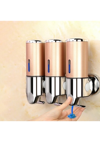 El Sabunluk Duvara Monte Duş Sıvı Dağıtıcı Banyo Tuvalet Sabunluk Pompası | Sıvı Sabunluk Pompası (Altın) fırsatları