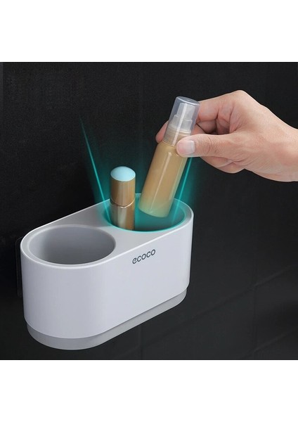 Banyo Raf Saç Kurutma Makinesi Tutucu Set Duvar Raf Banyo Aksesuarları Raflar Depolama Tutucu Sondaj Yapmaz | Depolama Rafları ve raflar fırsatları