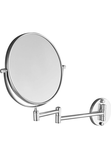 Banyo Makyaj Aynası Ayarlanabilir Duvar Katlanır Kol Vanity Büyüteç Genişletmek Çift Taraflı Makyaj Aynası | Banyo Aynaları