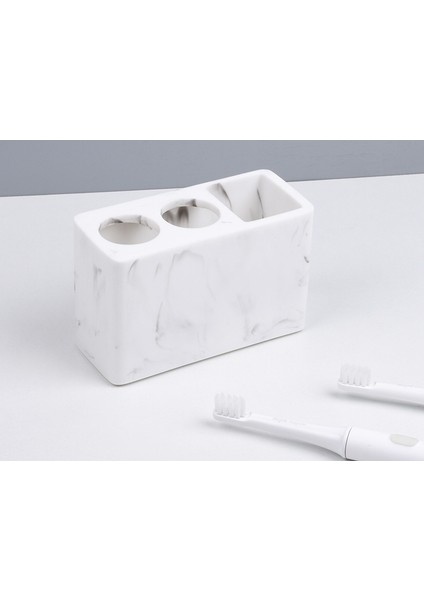 14 cm Tuvalet Duş Drenaj Nordic Tarzı Modern Diş Macunu Depolama Reçine Otel Masaüstü Organizatör Diş Fırçası Tutucu Banyo Aksesuarları(Yurt Dışından) modelleri