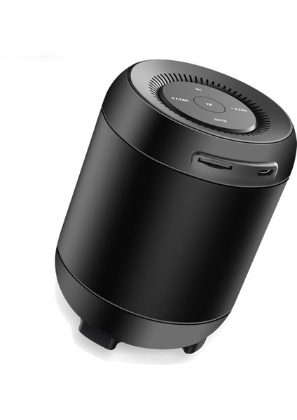 Taşınabilir Bluetooth 5.0 Mini Masaüstü Hoparlörler ile Tf Kart Oyna Kablo Çalma Subwoofer Tws Kablosuz Dragon Talk | Taşınabilir Hoparlörler (Siyah)