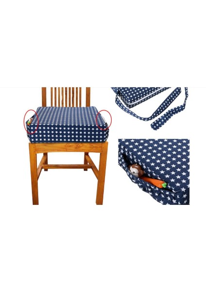 Çocuk Artan Sandalye Pad Yumuşak Bebek Yemek Yastık Ayarlanabilir Çıkarılabilir Öğrenci Koltuğu Sandalye Booster Yastık Pram Sandalye Pad | Booster Koltukları