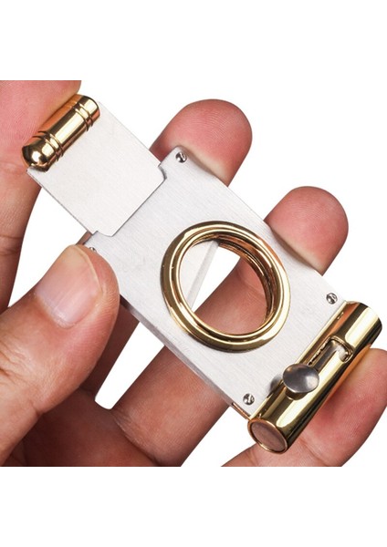 Calıber 22MM Çok Fonksiyonlu Paslanmaz Çelik Puro Kesici Puro Aracı Aksesuarları Keskin Puro Makas Delik Puncher Adam Hediye | Puro Aksesuarları modelleri