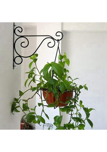 Duvar Asılı Saksı Braketi Demir Çiçek Standı Balkon Ev Dekorasyon Demir Bitkiler Tencere Kanca fiyatları