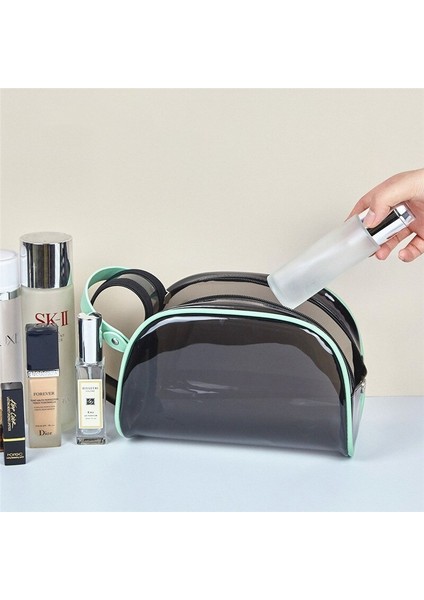 1 Adet Büyük Temizle Makyaj Çantası Su Geçirmez Kadın Kozmetik Çantası Seyahat Kadın Makyaj Organizatör Fermuar Yıkama Tuvalet Çantası | Kozmetik Çanta ve davalar fiyatları