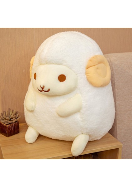 40 cm Kawaii Kuzu Koyun Peluş Oyuncaklar Dolması Hayvanlar Bebek Yastık Yastık Bebek Çocuk Çocuk Erkek Kız Yetişkinler Doğum Günü Hediyeleri Oda Dekor | Doldurulmuş peluş Hayvanlar