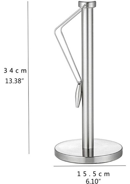 Paslanmaz Çelik Tezgah Kağıdı Havlu Tutucu Stand Up Rulo Kağıt Havlu Banyo Mutfak Için Kağıt Havlu Dispenseri Standı | Kağıt Tutucular