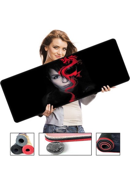 800 * 300 Oyun Mouse Pad Büyük Mouse Pad Gamer Büyük Fare Mat Bilgisayar Mousepad Kauçuk Madeni Pad Klavye Masası Mat Oyunu Dragon | Fare Pedleri fiyatları